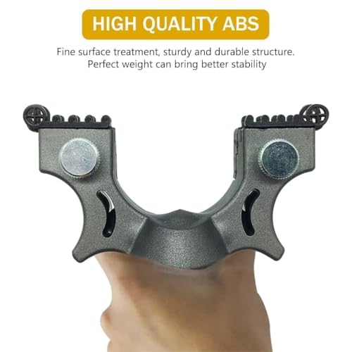 Image of Heavy Duty Metal Catapult Slingshot with Laser Sight Stainless Steel Frame for Adults Beginners Outdoor Target Practice Professional Gulel Slingshot Multicolor (Slingshot (Gulel))