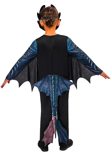 Disfraz infantil Toothless Cómo entrenar a tu dragón 7-8 años miniatura 2