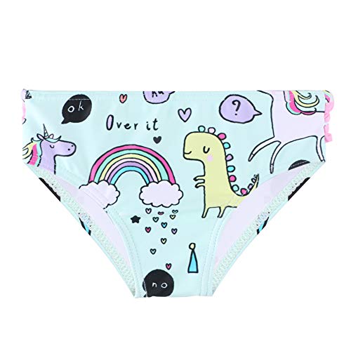 Image of Toddler /Baby Girls Rash Guard Swimsuit Long Sleeve 2 Piece Swim Bottoms Set UPF 50+ 3M-9T