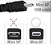 USB Ladekabel 8-Pin Datenkabel 150cm kompatibel mit Sony Cybershot DSCH300, DSCW370, DSCW830, DSC-H200, DSC W330, W180, W630, W650, W670, W710, W800, W810, S950, S980
