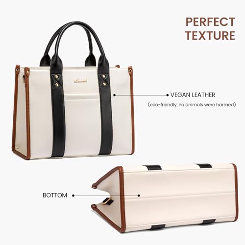 Image of LOVEVOOK Purse for Women Leather Tote Bag Purse and Handbags, Satchel Shoulder Crossbody Top Handle Bags with Zipper
