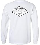 Joe's Surf Shop Mens Surfing 101 Logo Long Sleeve T-Shirt-XL-White/b