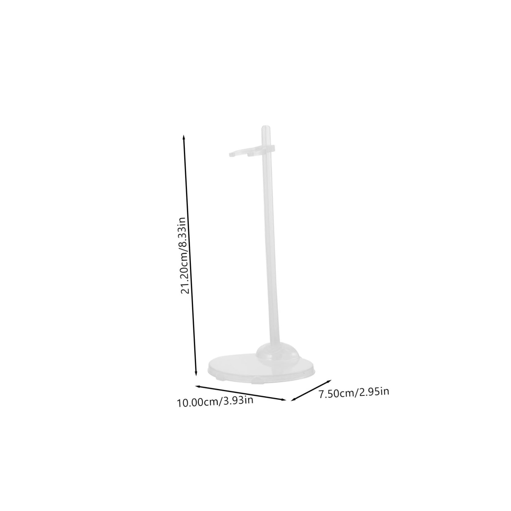 HONMEET Doll Display Rack Boys and Girls' Toy Holder Stand in Plastic Safety Waist Support