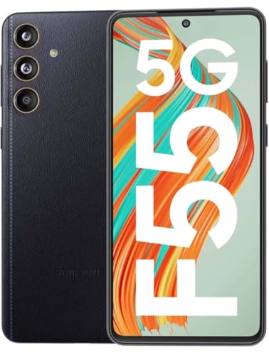 Image of Samsung Galaxy F55 5G (Raisin Black, 256 GB) (12 GB RAM)