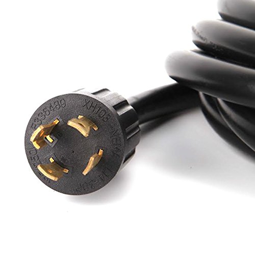 Ceptics Gn-Cd-2-21 Extension Distribution Power Cord Nema L14-30P 30 4X 5-15/20R 20-Amp, 30/20A, Black, 21 Feet #TOP2