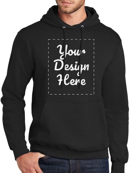 GotPrint Sudaderas con capucha personalizadas para hombres, mujeres, unisex, texto, imagen, logotipo, diseña tu propia sudadera con capucha,