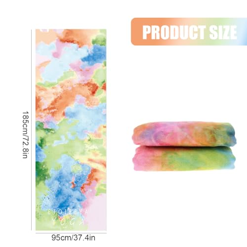PLUSHCEWT Hot Yoga Towel(185cm*95cm,Yoga Mat Towel,Yoga Towel,Quick Dry Yoga Blanket,Towel Yoga Towel Mat,Super Soft Sweat Absorbent Microfiber Mat Cloth Towel for Hot Yoga Pilates Bikram Gym - Image 3