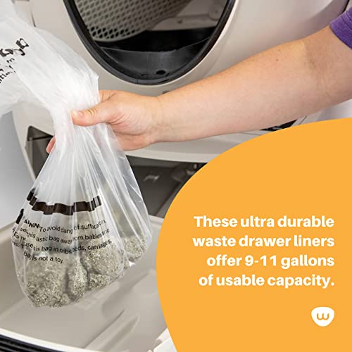 image for Litter-Robot Waste Drawer Liners by Whisker, 100 Pack - Litter Box Lin