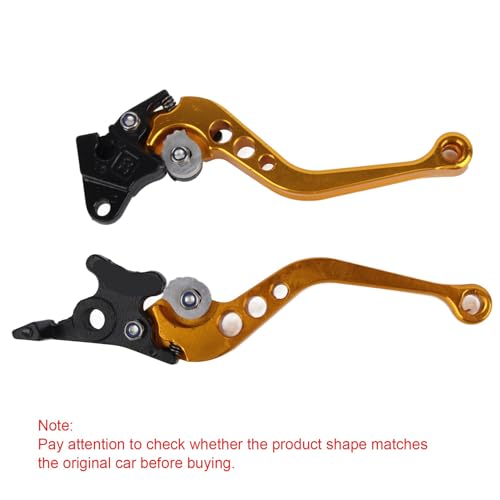 Yctze Emmo Universal Brake Lever - Leva Freno Frizione, Leva Leva Freno A Tamburo Frizione In Alluminio Cnc Per Universale(Oro)