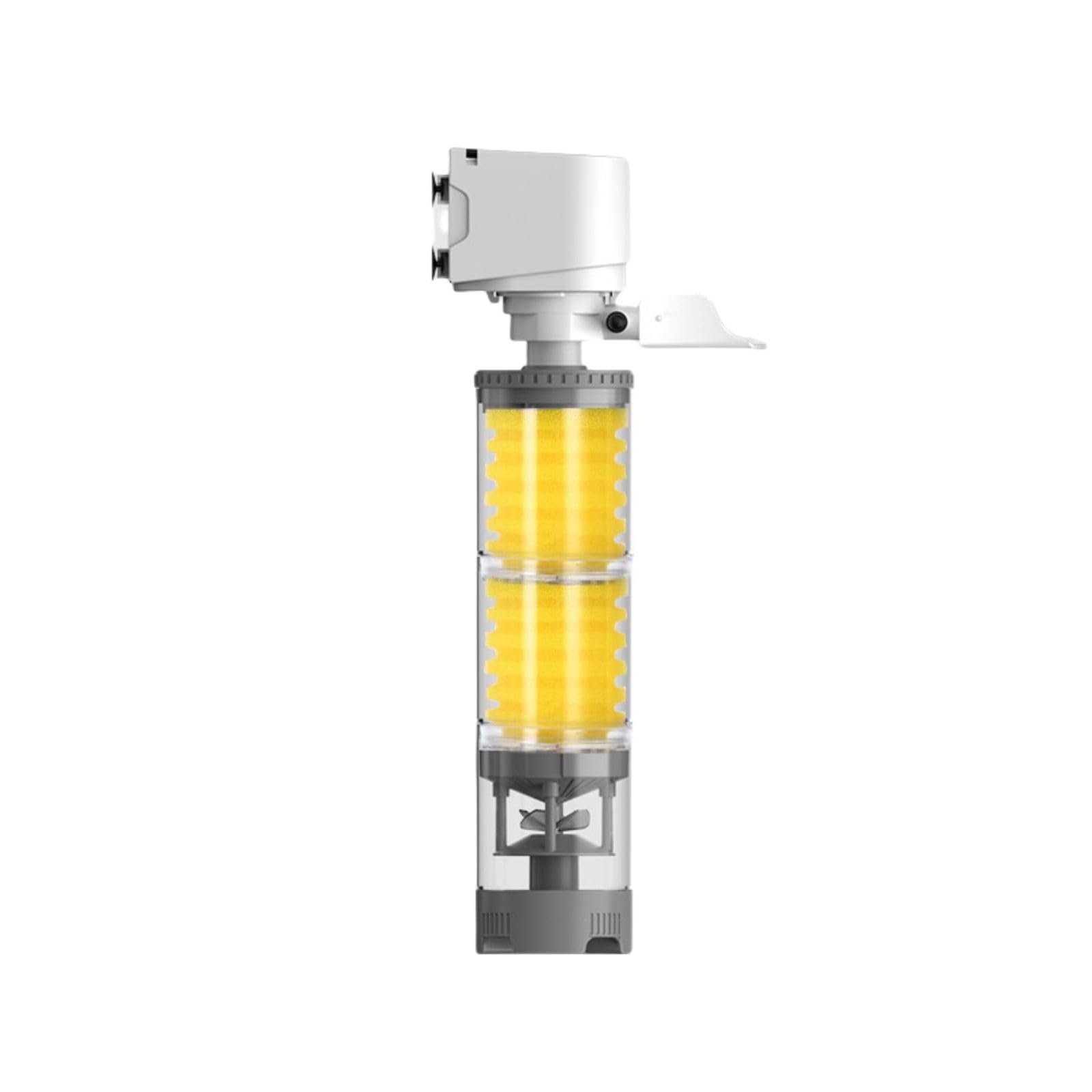 Generisch Multifunktionaler Pumpenfilter für zirkulierendes Wasser, leiser interner Filter für Aquarien, Wasserzirkulations Aquarium Sauerstoffpumpen