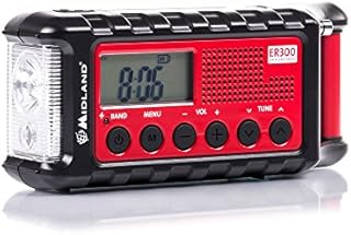 Midland ER300 - Multi-Functional Emergency Radio, Radio Power Bank, AM/FM Receiver and Dynamo Torch