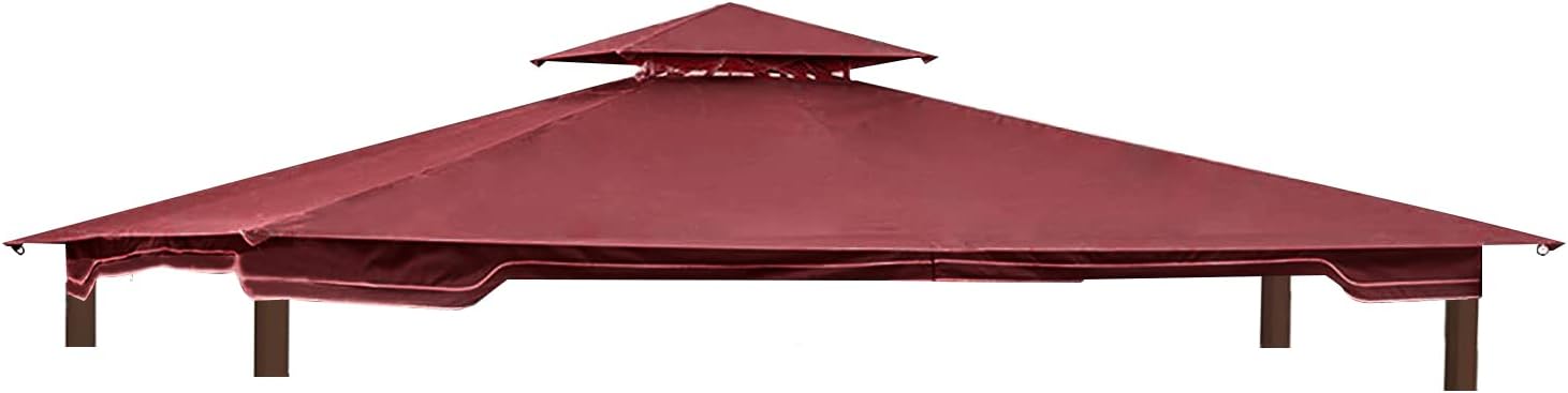 ISAGAPOY Replacement Canopy Top Cover for Garden Canopy Cover Roof with Air Vent for Gazebo (L-GZ798PST-E)