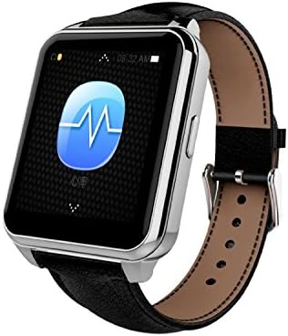 ActionFly Waterproof Wrist Watch F2 Bluetooth Smart Watch Health Heart Rate Sync Call SMS For Samsung Galaxy S6/S6 edge IOS Android Smartphone Sports Pedometer Sleep Monitoring (Black)