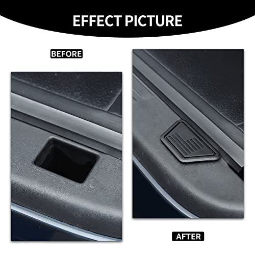 Cherocar For Ram Usa Flag Stake Pocket Covers, Rear Truck Bed Rail Stake Pocket Cover For Dodge Ram 2018-2022 #TOP1