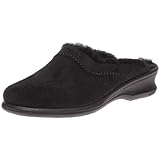 schwarz Rohde Farun, Damen Warm gefüttert Pantoffeln Hausschuhe, Schwarz (Schwarz 90), 42 EU (8 UK)