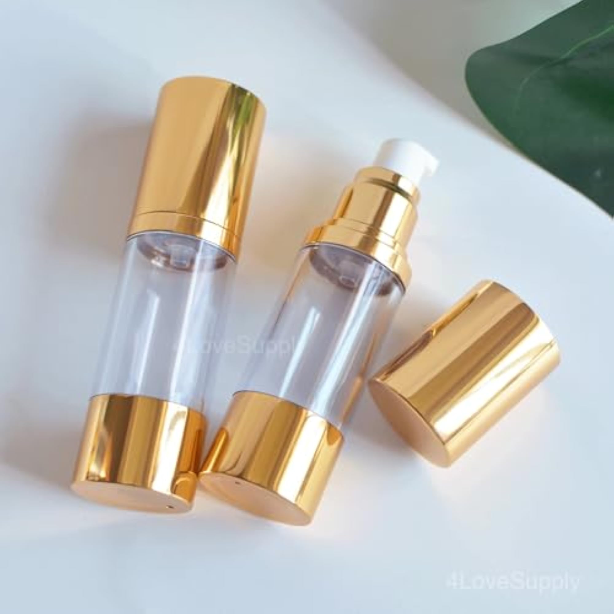 50 ml Clear/Transparent Airless Pump Bottle