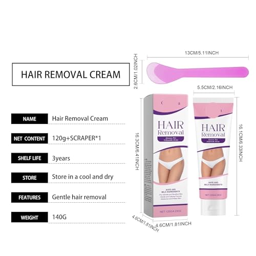 Soin dépilatoire doux et efficace crème nourrissante corps 2PCS - 3