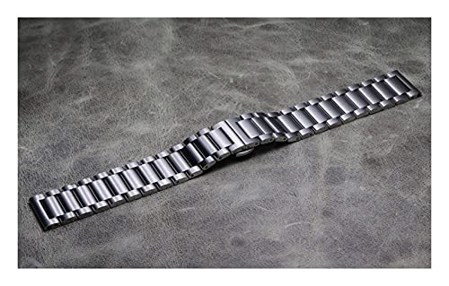 Bracelet de montre homme acier inoxydable pour le sport et le quotidien
