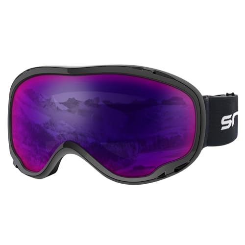 Lunettes de ski anti-buée pour éliminer la condensation avec casque de snowboard