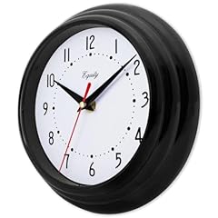 Equity 25013 8 Inch Black Basics Quartz Wall Clock Equity 25013 8 Inch Black Basics Quartz Wall Clock product image