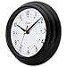 Equity by La Crosse 25013 8 Inch Black Clock