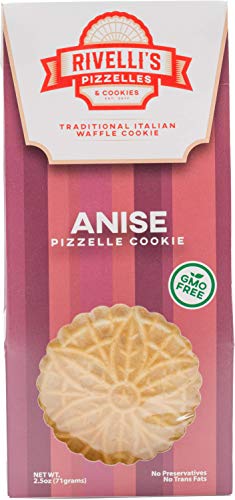 Rivelli's Pizzelle Cookies Anise, (3 Pack) 2.5oz