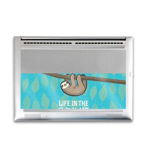 Image of Glossy Glitter Gaming Skin Compatible with HP Envy x360 16 inch (2023) - Slow Sloth - Premium 3M Vinyl Protective Wrap Decal Cover - Easy to Apply | Crafted in The USA by MightySkins