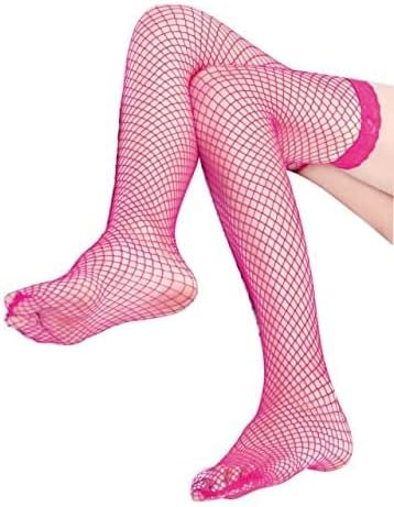 Sexy Stockings Pantyhose Lace Lingerie Women Ladies Fishnet Thigh High Socks,Hot Roze-A