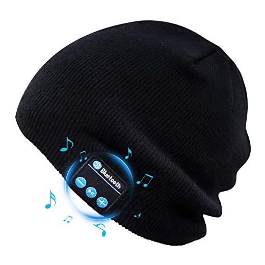 RQN Outdoor Bluetooth Hat Wireless Bluetooth Headphone Headset with Stereo Speakers for Men Women Travel Sking Running Outdoor Gift