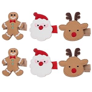 Beaupretty Świąteczne Wsuwki do Włosów 6 sztuk