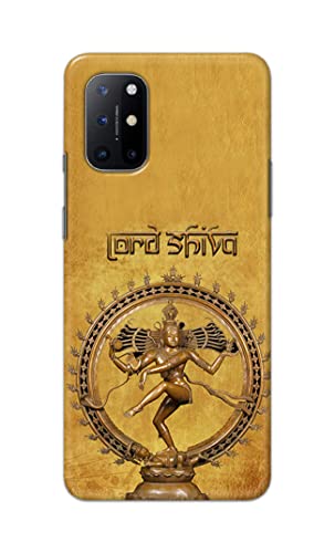 Image of PRINTFIDAA Lord Shiva As Nataraj Printed Designer Hard Case for OnePlus 8T Back Cover -(e) RPM1004