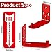 Fire Extinguisher Mount Fire Extinguisher Bracket for 5-20 lb Fire Extinguisher Wall Mount Universal Fire Extinguisher Holder Wall Hook with Screws Gaskets Self Adhesive Safety Sticker Sign (20 Sets)