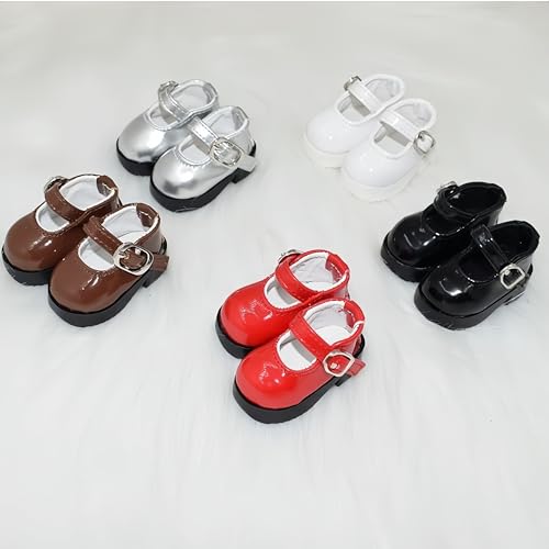 Chaussures de poupée 1/6 AMITD marron pour accessoires de 25-30 cm - 5