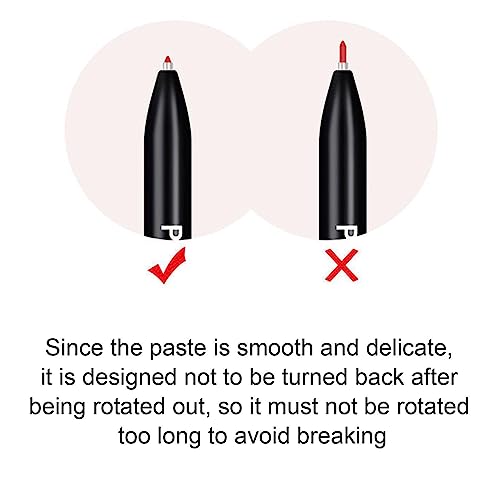 4 in 1 Lip Liner | Lip Pencil Pressed 4 Color in 1 Lip Liner Pencil,Long Lasting Lip Liner Pencil for Daily Makeup & - Image 4