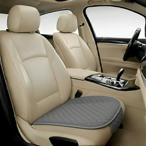 Image of AURAFRESH Car Seat Protector Cushions Cover, Airbag friendaly. (Gray, 1PC Driver SEAT)
