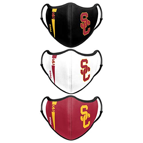 FOCO USC Trojans NCAA Face 3 Pack Face Cover