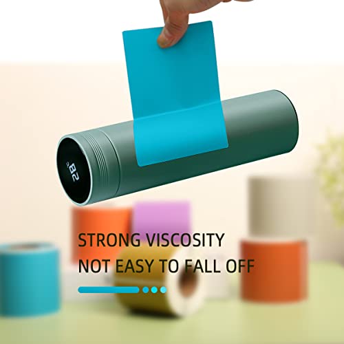 5 x 3 inch Rectangle Sticker Label,250P Adhesive Teal Inventory Sticker by PARLAIM - Used condition - Image 3