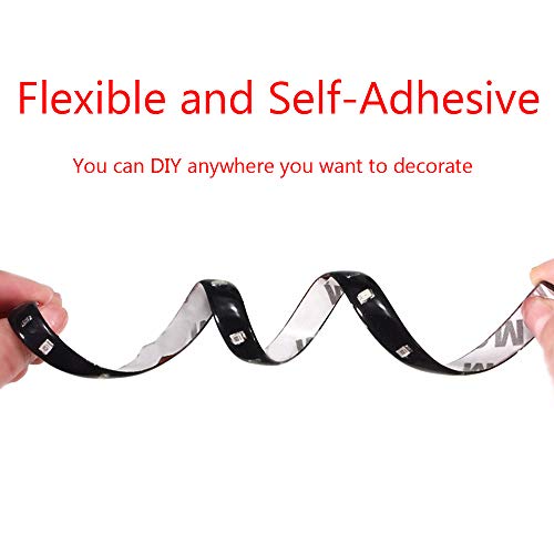 Tira LED impermeable flexible roja 12V para auto 30cm pack 4 miniatura 4