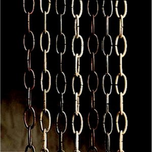 Image of Kichler 2996DAW Accessory Chain Standard Gauge 36-Inch, Distressed Antique White