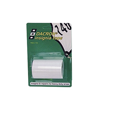 PSP Tapes Nuevo 2024 - REPAIRTAPE Dacron Insignia Blanco 1.5 MT x 75 mm.