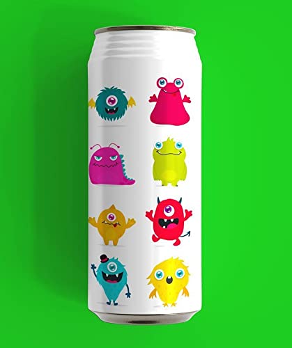 Monster Theme Stainless Steel Hot and Cold Sipper-Shaker Can