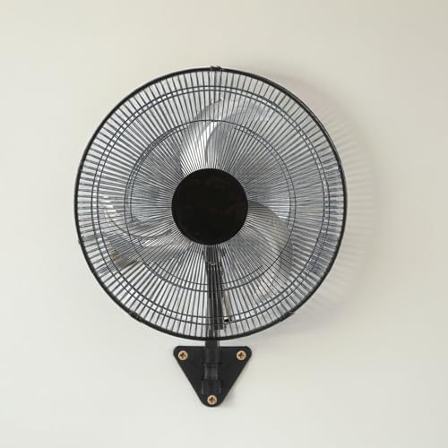 Support mural ventilateur industriel Veemoon en fer robuste noir - 6