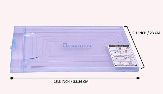 Image of Freezer Door Compatible with LG GL-205 Series Single Door Refrigerator | Transparent Freezer Door Replacement | Durable Fridge Freezer Compartment Door (Pack of 1)