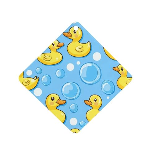 Ducks Car Air Freshener Hanging Aromatherapy Tablets for Car Accessories Rhombus