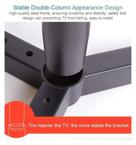 Soporte móvil para TV con ruedas y altura ajustable miniatura 6