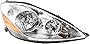 Evan-Fischer Headlight Headlamp Compatible with 2006-2010 Toyota Sienna Passenger Right Side Replacement