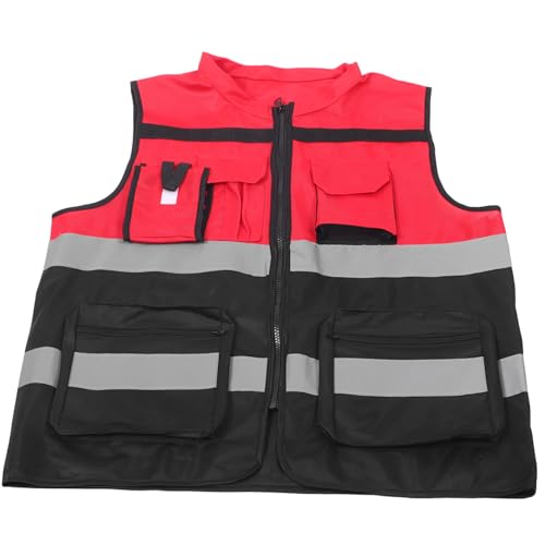 GALPADA Men's Women's Breathable Reflective Work Vest for Outdoor Construction Traffic