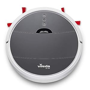 Vileda VR 102 Saugroboter (mit extra-langer Laufzeit und XL-Saugöffnung), weiß