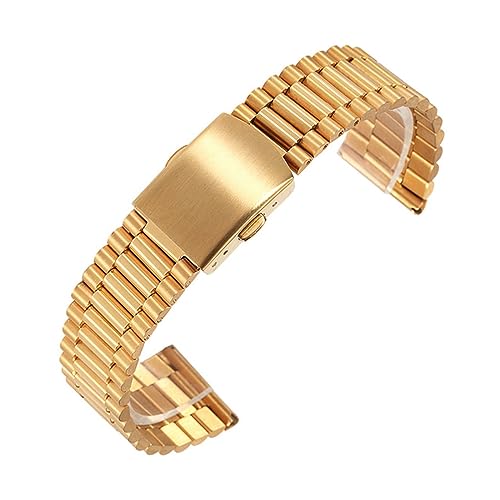Bracelet de montre en acier inoxydable massif 12-20mm universel