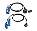 Produktbild ViD® 2X Adapterleitung CEE Stecker Kupplung 230V Camping H07RN-F 3x2,5mm² 16A 1,5m